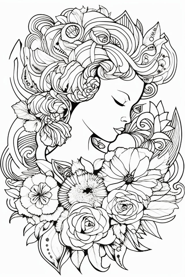 Valentines Day Coloring Book for Adults
