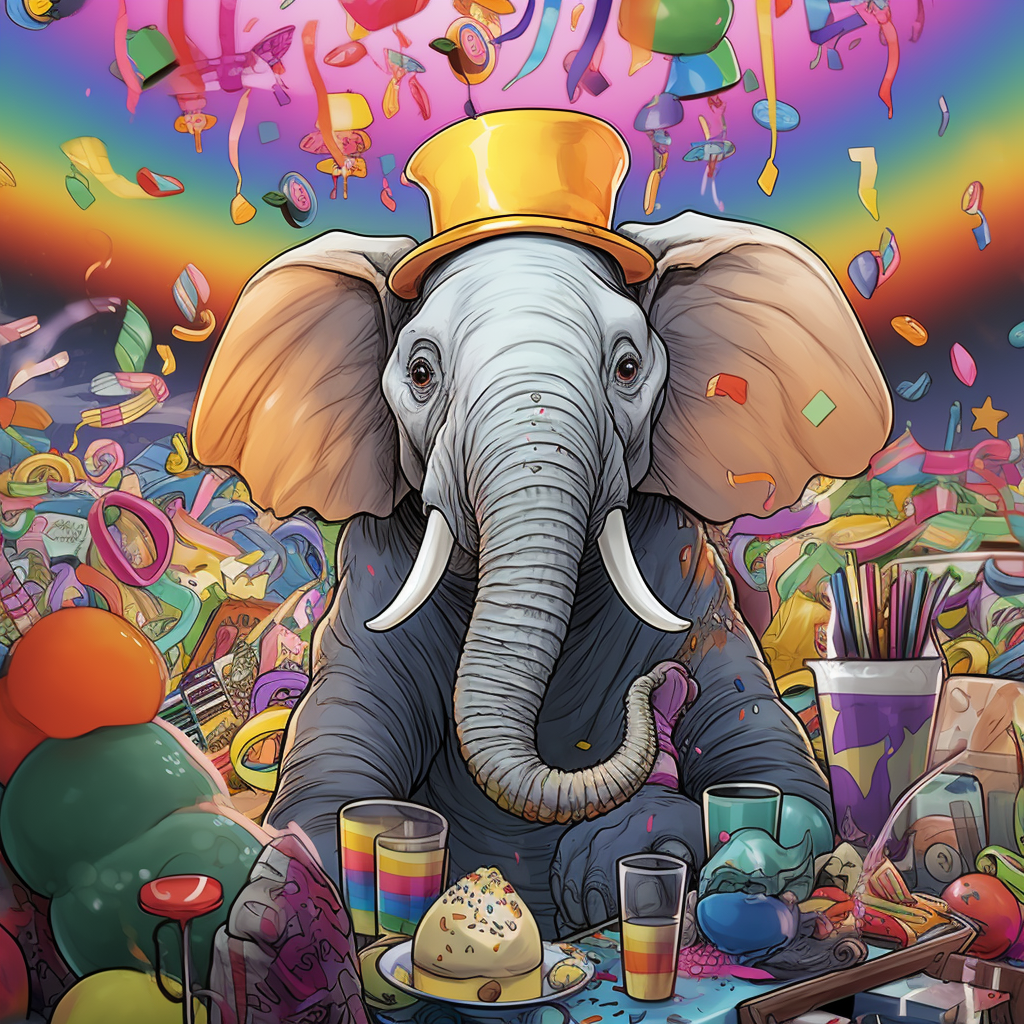 Party Animals Coloring Book