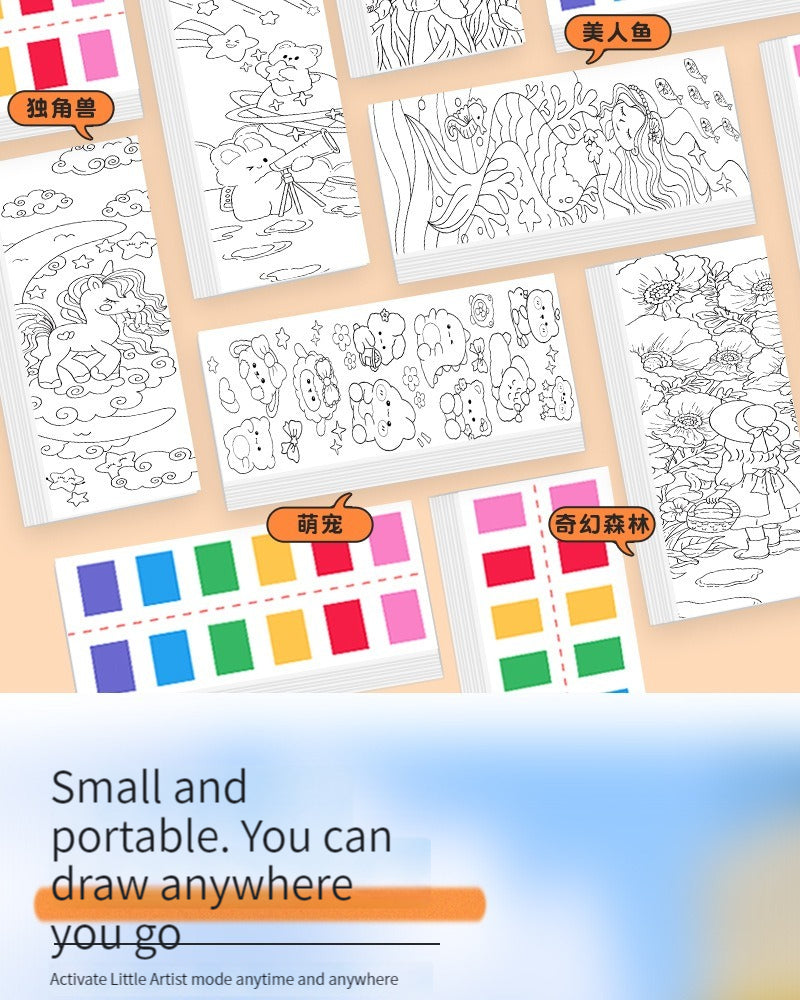 Watercolor Paint Books for Kids