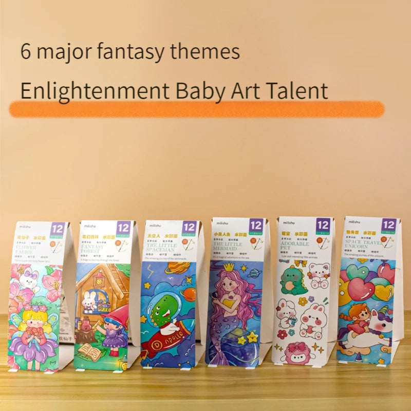 Watercolor Paint Books for Kids