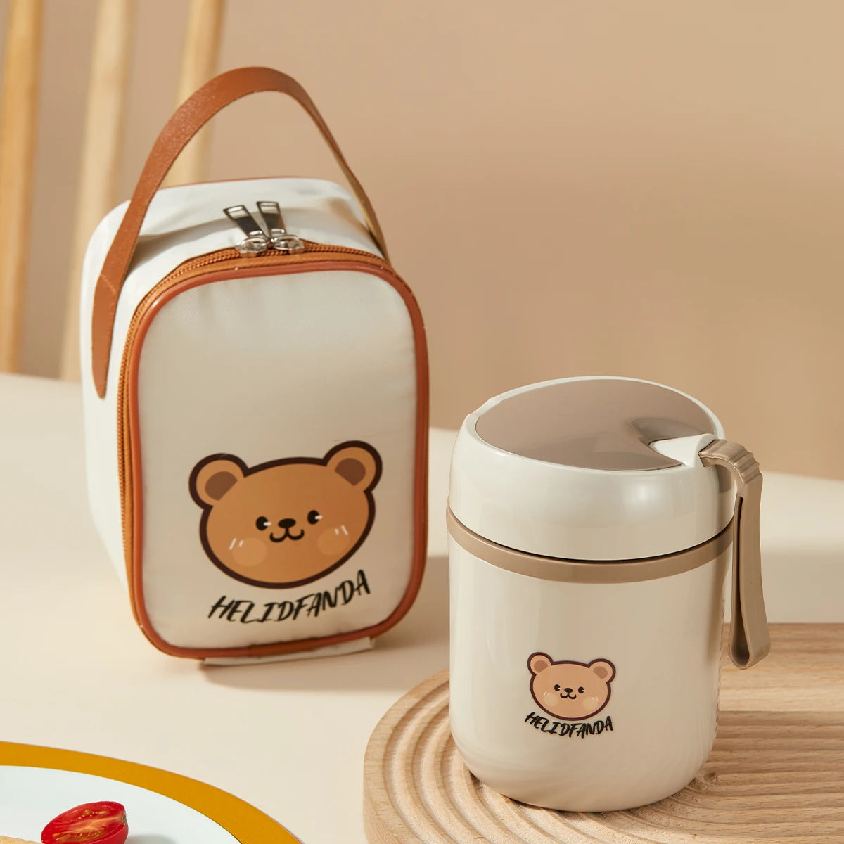 WORTHBUY Thermal Lunch Box Microwave Safe 18/8 Stainless Steel Food Container For Kid Adult Leak-Proof Lunch Container Food Jar