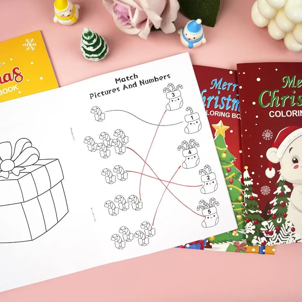 Christmas Coloring Books - 8-Pack
