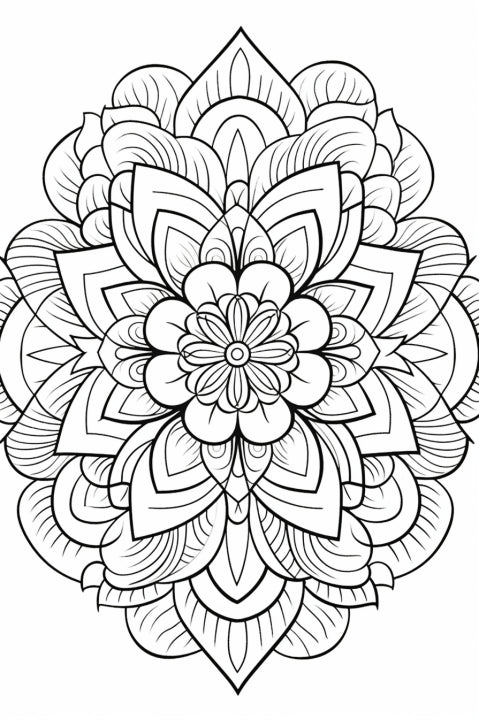Mandalas & Sacred Geometry Coloring Book