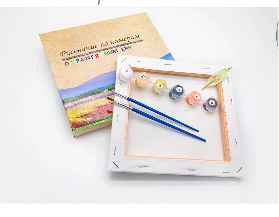 DIY Paint by Numbers Kit for Kids