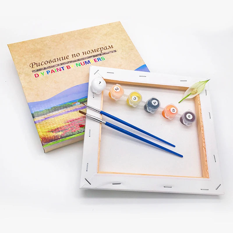 DIY Paint by Numbers Kit for Kids