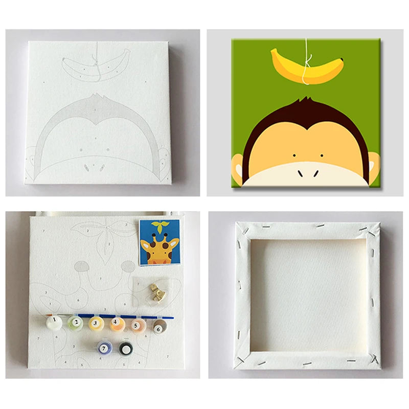 DIY Paint by Numbers Kit for Kids