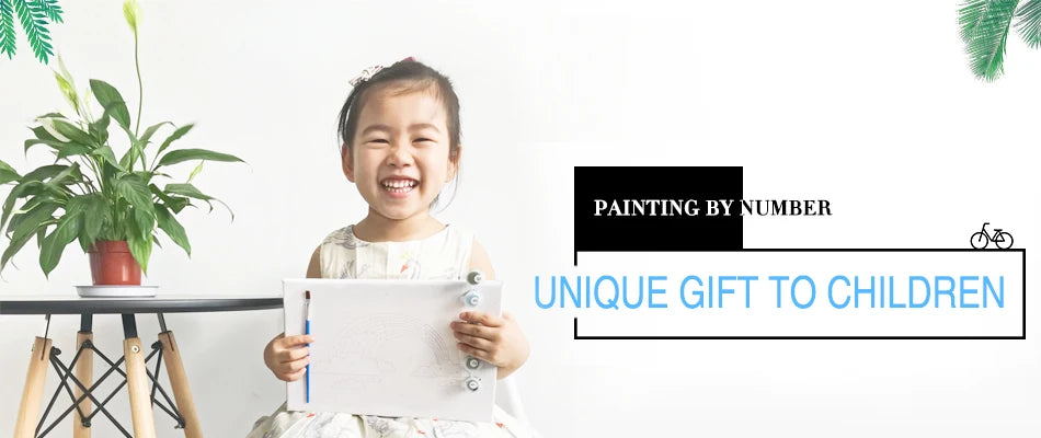 DIY Paint by Numbers Kit for Kids