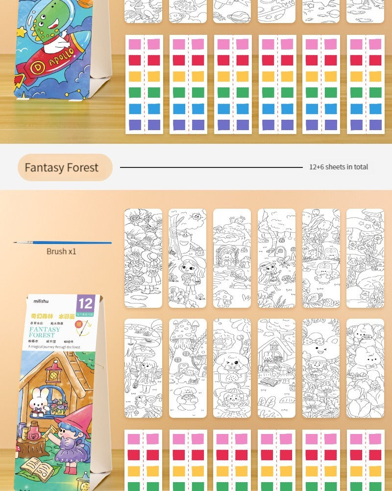 Watercolor Paint Books for Kids