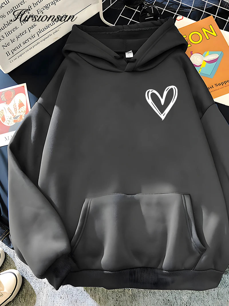 CozyHeart Womens Vintage Hoodie