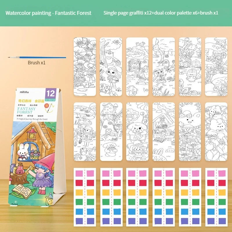 Watercolor Paint Books for Kids