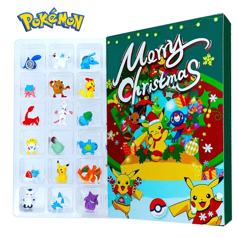 Pokemon Figure Christmas Halloween Advent Calendar 24 set