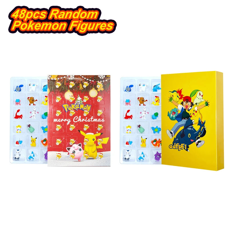 Pokemon Figure Christmas Halloween Advent Calendar 24 set