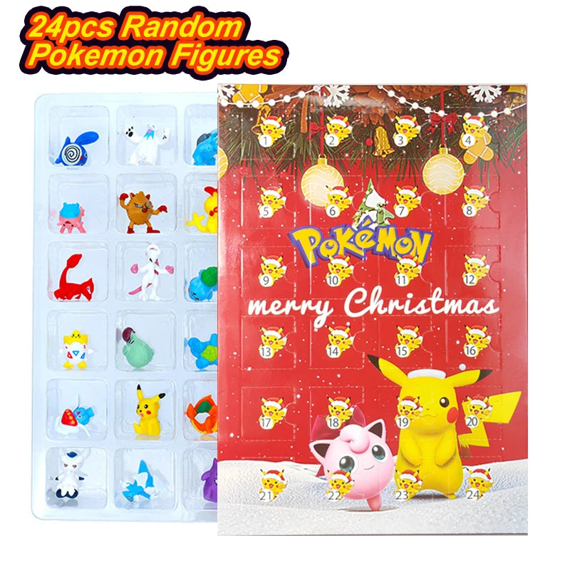 Pokemon Figure Christmas Halloween Advent Calendar 24 set