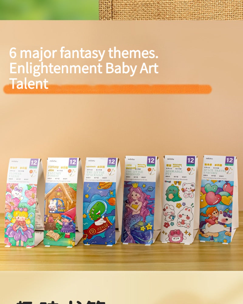Watercolor Paint Books for Kids