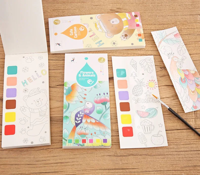 Watercolor paint book 20 sheets