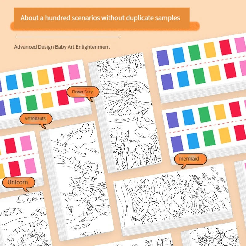 Watercolor Paint Books for Kids