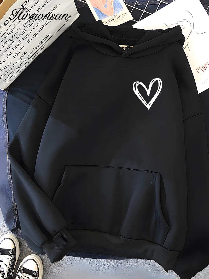 CozyHeart Womens Vintage Hoodie