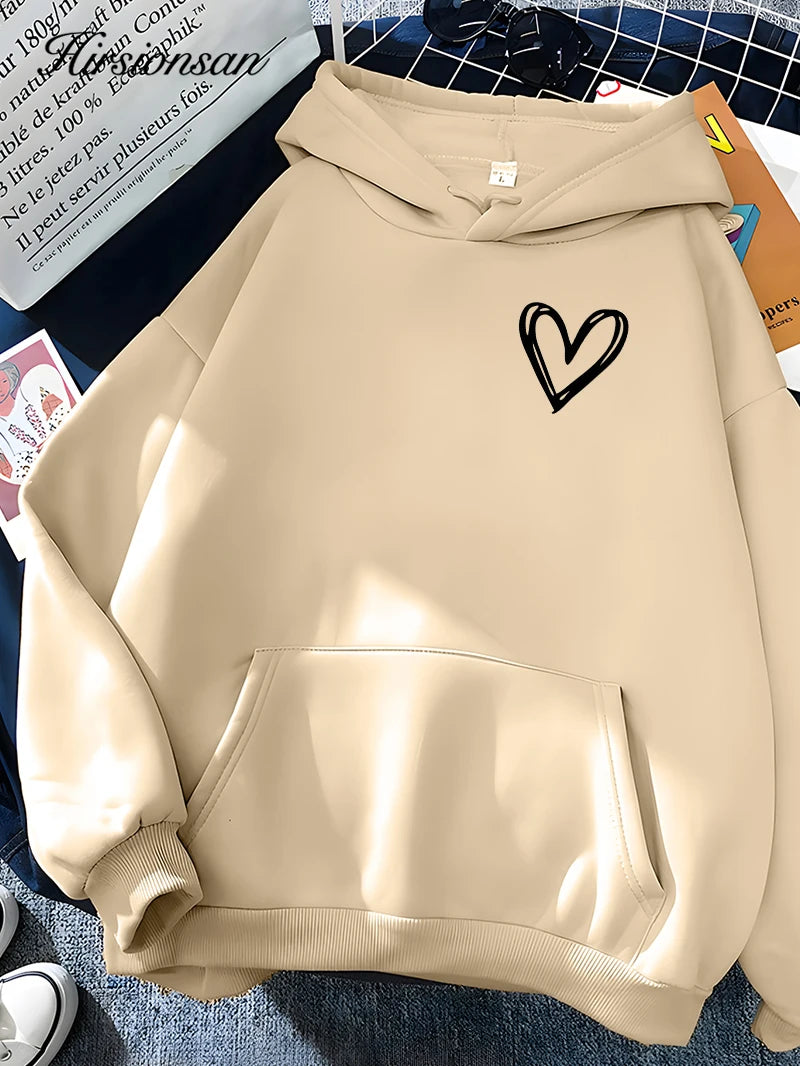 CozyHeart Womens Vintage Hoodie