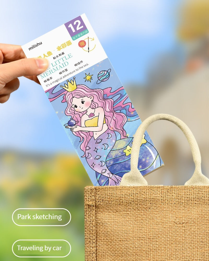 Watercolor Paint Books for Kids
