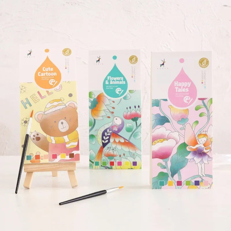 Watercolor paint book 20 sheets