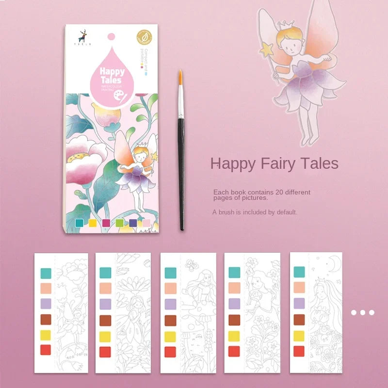 Watercolor paint book 20 sheets