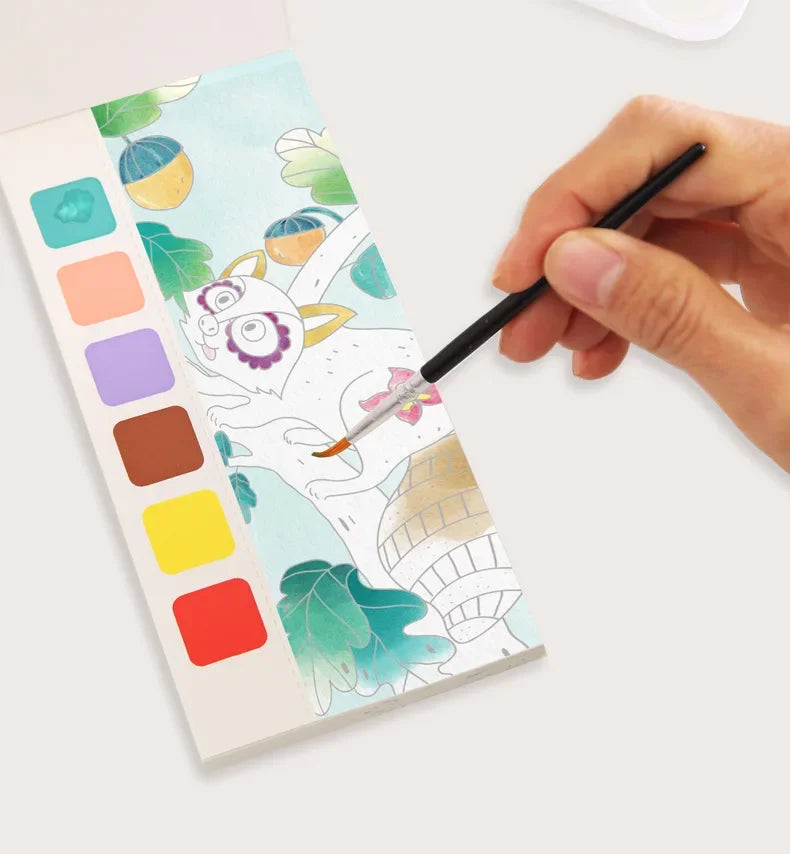 Watercolor paint book 20 sheets