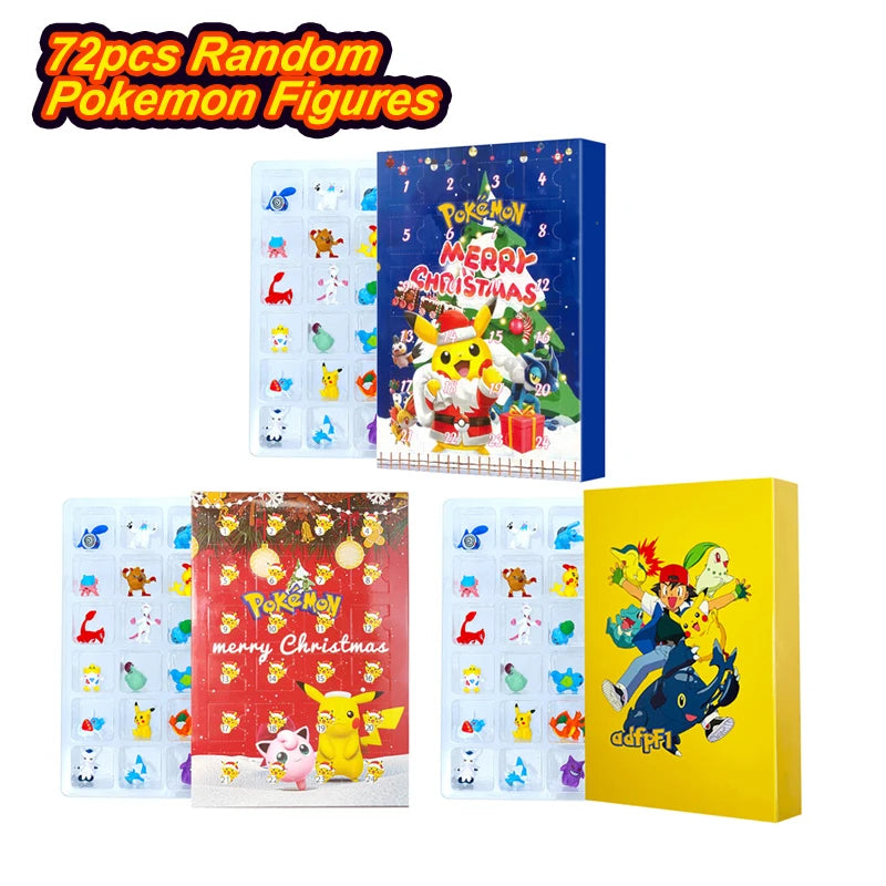 Pokemon Figure Christmas Halloween Advent Calendar 24 set