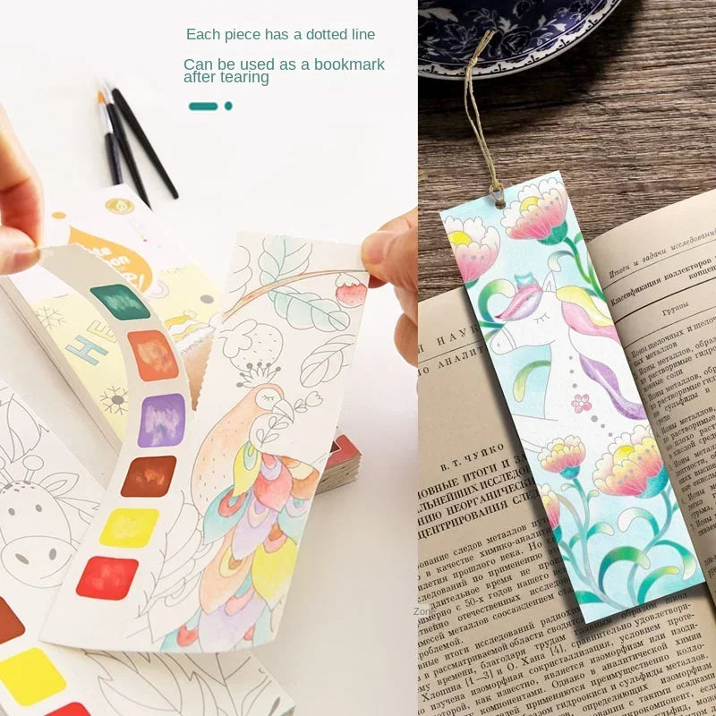 Watercolor paint book 20 sheets