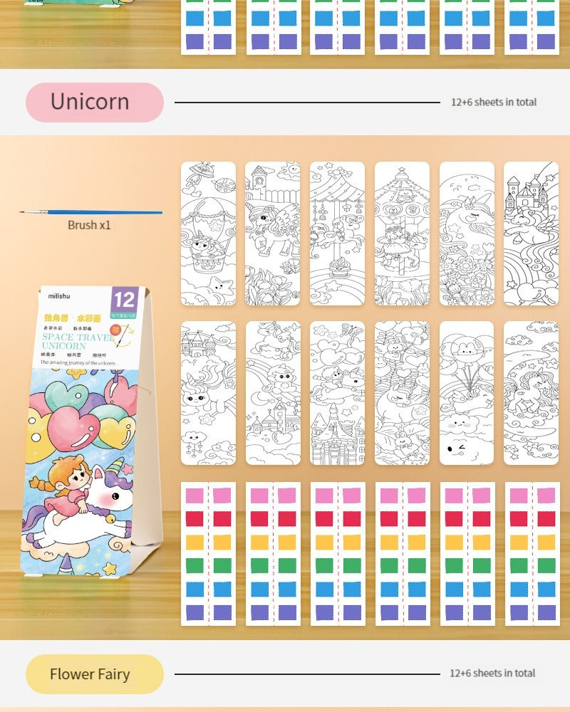 Watercolor Paint Books for Kids