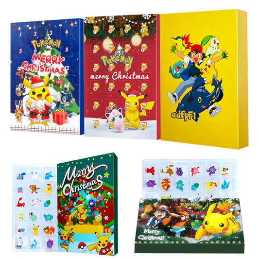 Pokemon Figure Christmas Halloween Advent Calendar 24 set