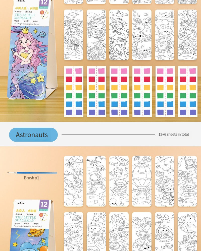 Watercolor Paint Books for Kids