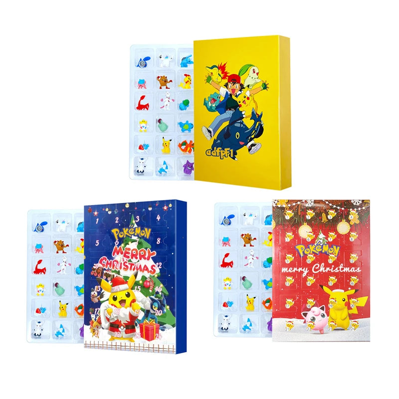 Pokemon Figure Christmas Halloween Advent Calendar 24 set